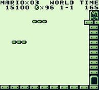 une photo d'Ã©cran de Super Mario Land sur Nintendo Game Boy